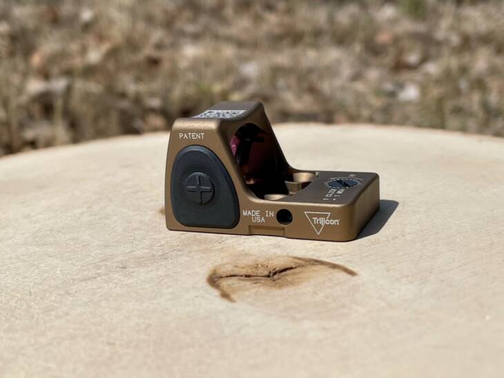 Trijicon RMR HRS 3.25 MOA Adjustable Type 2 Anodized Coyote Brown - Well Used