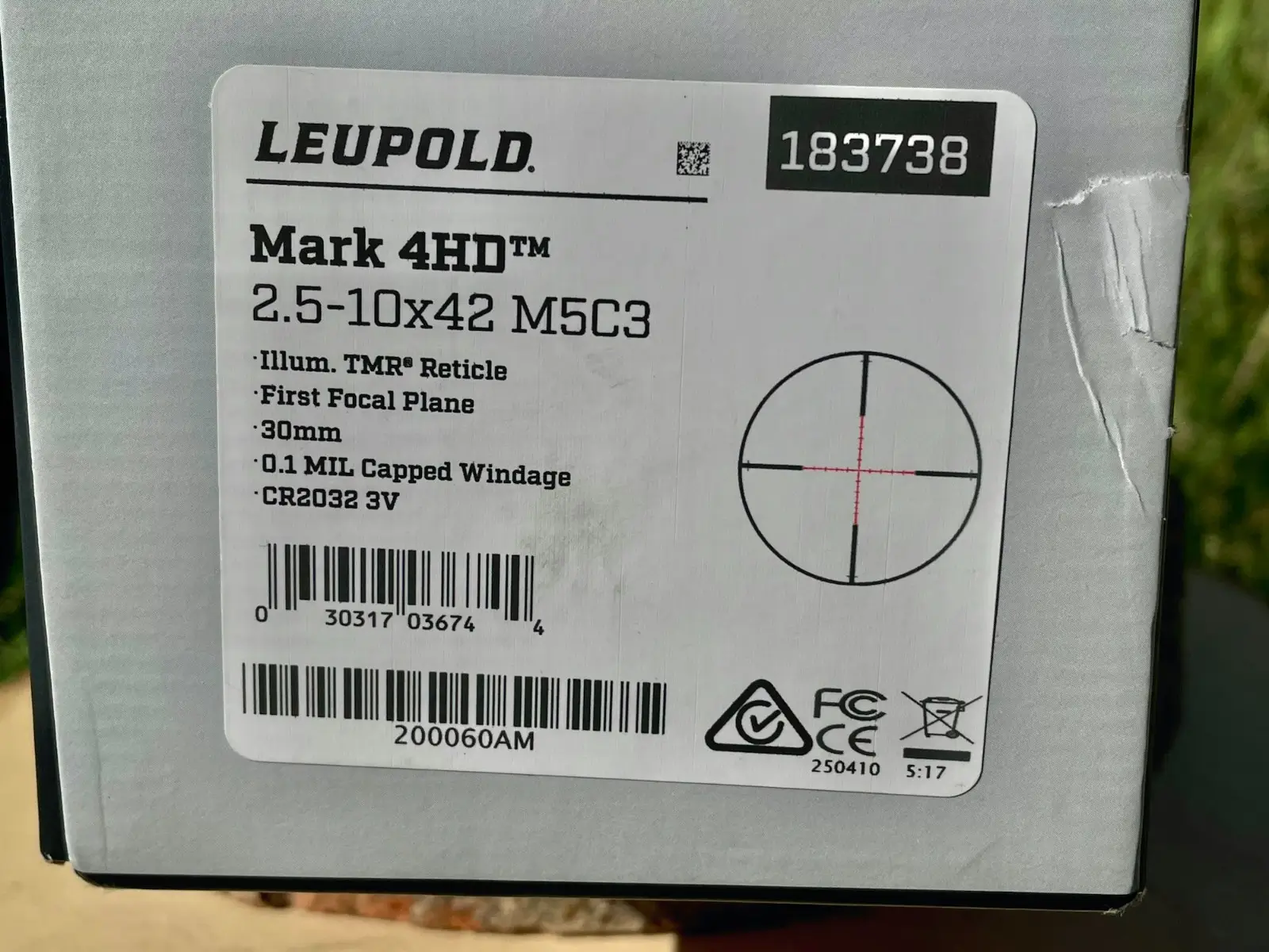 Leupold Mark 4HD 2.5-10x42 FFP Illuminated TMR - Lightly Used #2