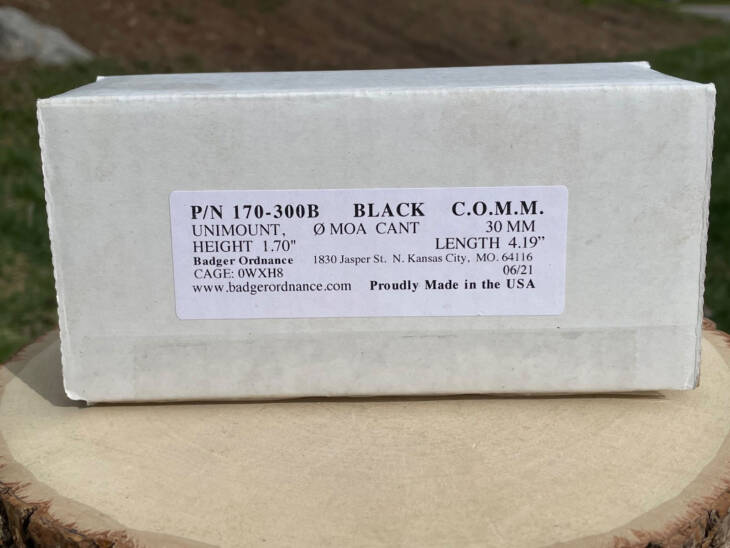 Badger Ordnance C.O.M.M. Mount 30 mm 1.7 height