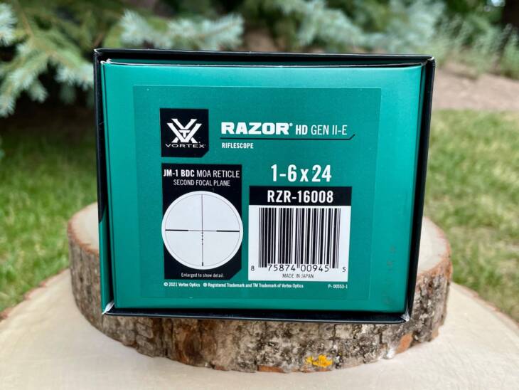 Vortex Razor HD Gen II-E 1-6x24 JM-1 - Like New in Box