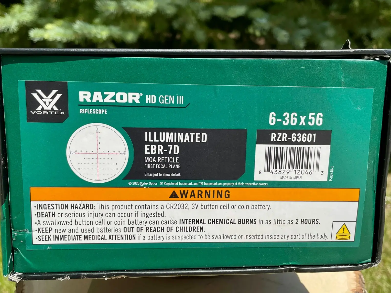 Vortex Razor HD Gen III 6-36x56 (MOA) | RKB Armory