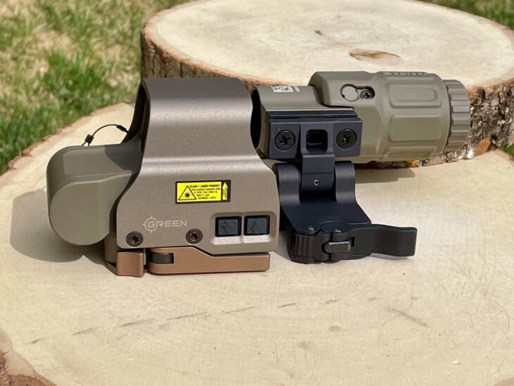 Eotech HHS Green Tan OP EXPS2-0GRN & G33.STS - Lightly Used