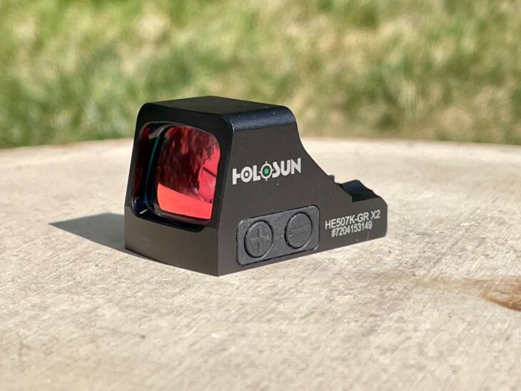 Holosun HE507K X2 ACSS Miniature Green Dot - Lightly Used