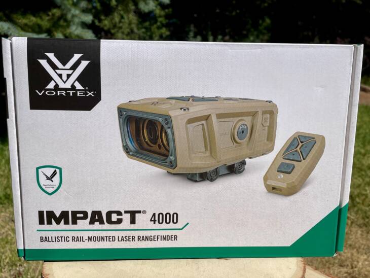 Vortex Impact 4000 Ballistic Rail-Mounted Laser Rangefinder - Like New in Box