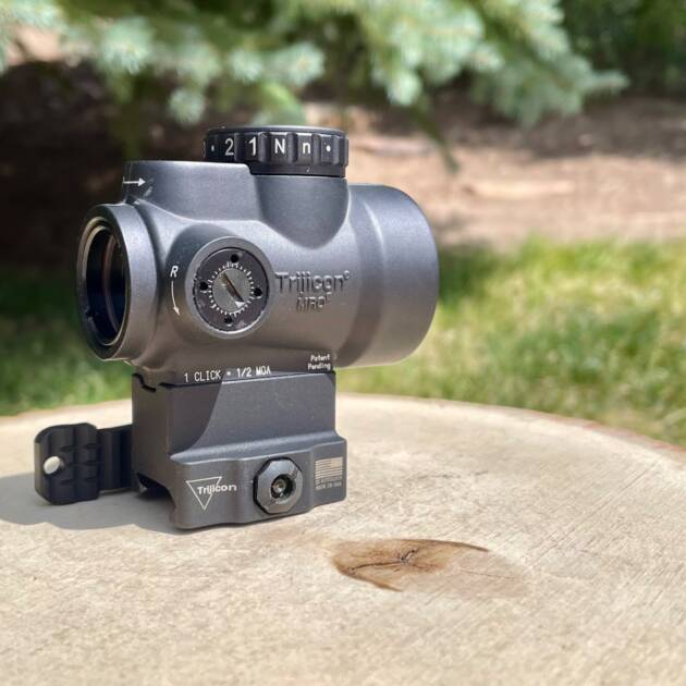 Trijicon MRO Green Dot w/ Trijicon Absolute Co-witness Quick Release Mount - Well Used