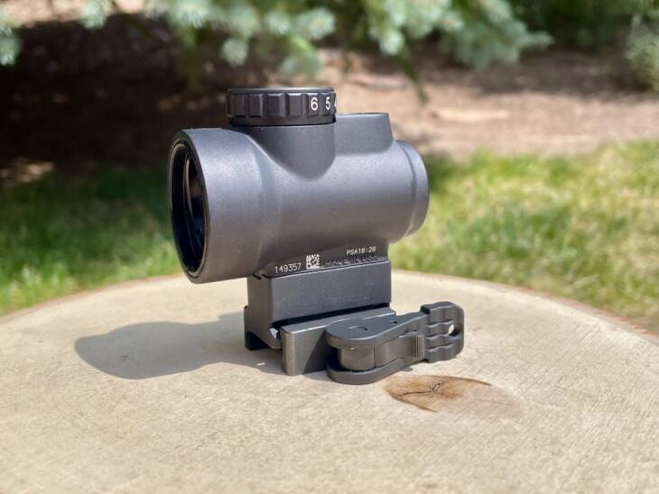 Trijicon MRO Green Dot w/ Trijicon Absolute Co-witness Quick Release Mount - Well Used
