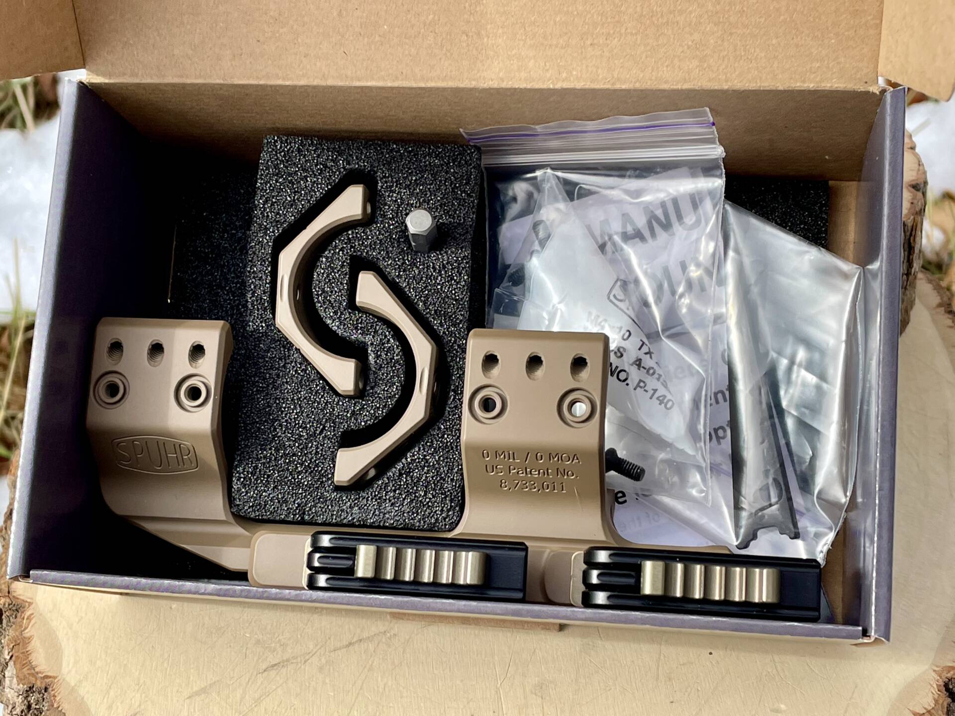 Spuhr ISMS 34 mm Quick Detach Unimount - FDE - Used