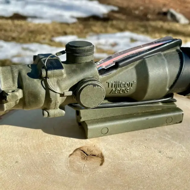 Trijicon ACOG 4x32 Red Horseshoe 6.8 SPC TA31H-68 - Well Used