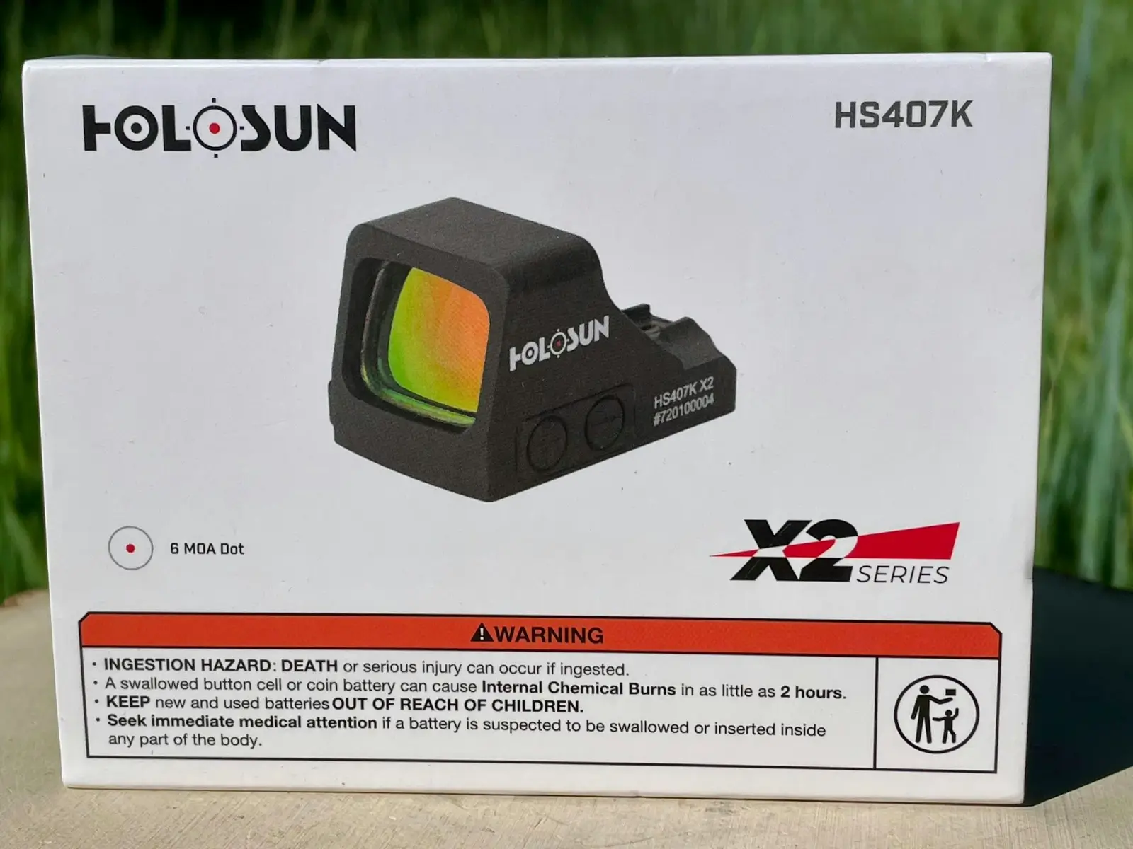Holosun HS407K X2 Miniature Red Dot | RKB Armory