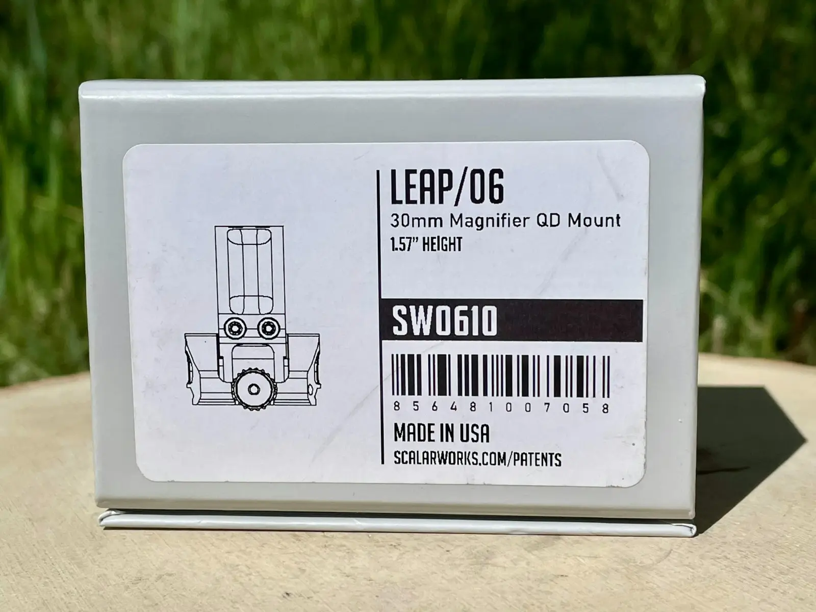 Scalarworks LEAP / 06 1.57” 30mm Magnifier Mount - Lightly Used