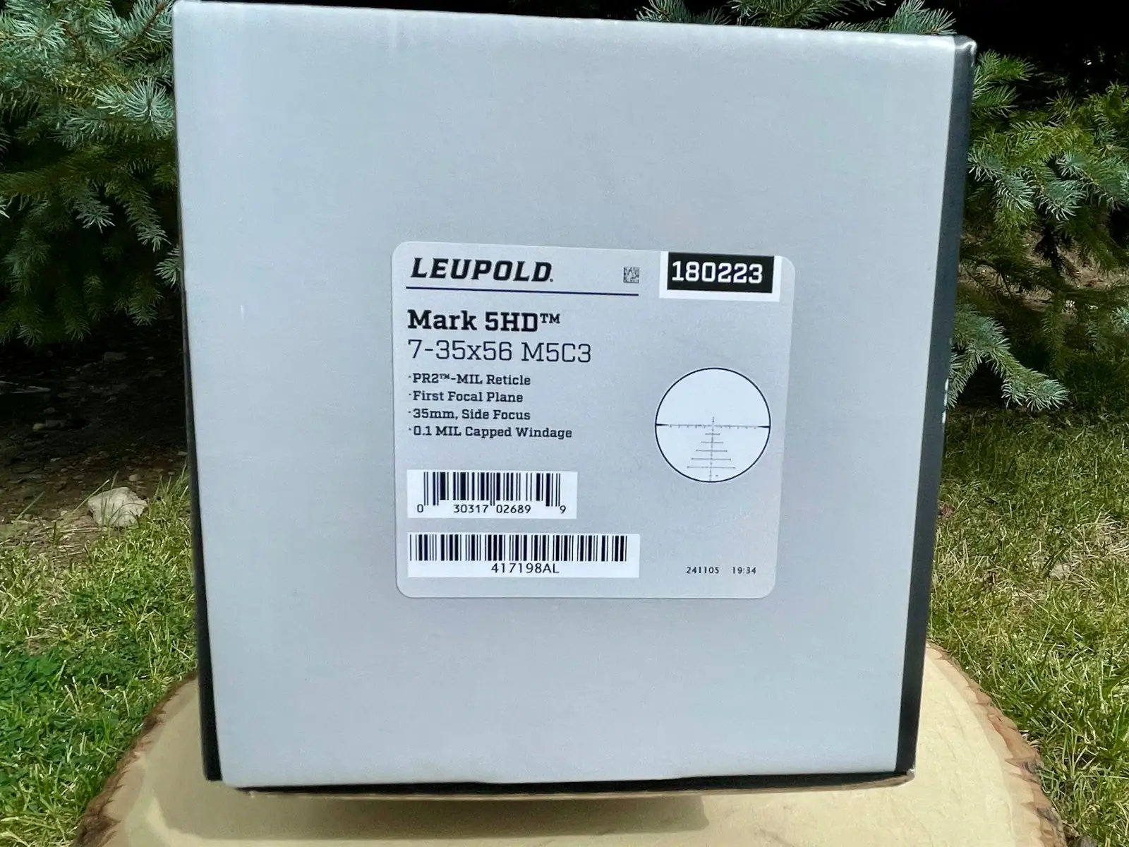 Leupold Mark 5HD 7-35x56 PR2-MIL FFP Reticle - Lightly Used