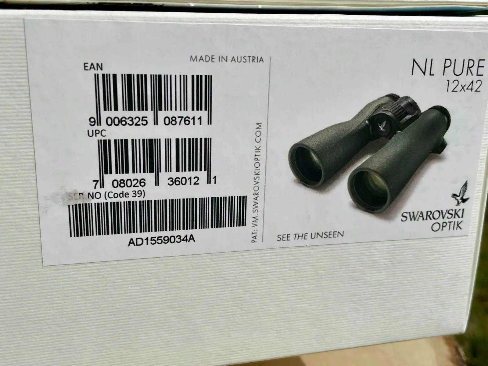 Swarovski NL Pure 12x42 Binocular - Like New in Box