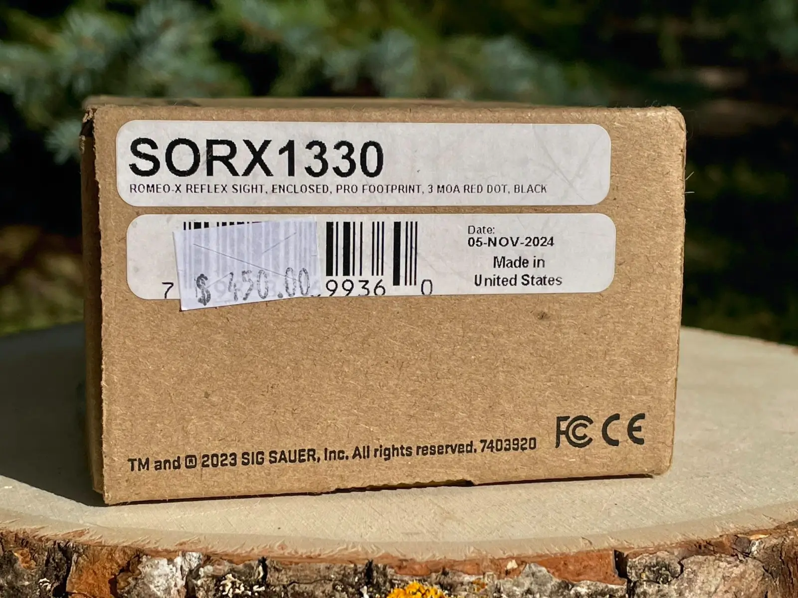 Sig Sauer Romeo-X 3 MOA Red Dot Enclosed Pro - Lightly Used