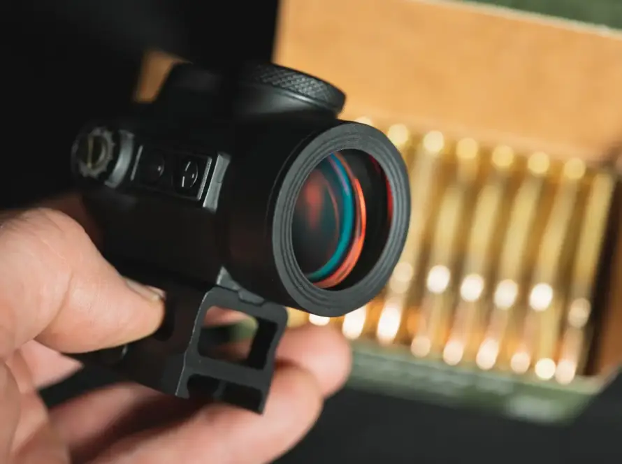aimpoint red dot technology history